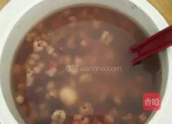 Barley, Red Bean and Lotus Seed Porridge Recipe Illustration 3