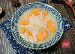 Illustration of how to make stomach-warming sweet potato porridge 8