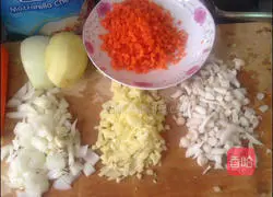 Illustration of how to make pasta with colorful tomato sauce 3