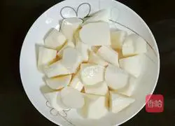 Illustration of how to make yam and millet porridge 3