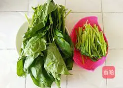 Illustration of how to make spinach and egg boxes 2