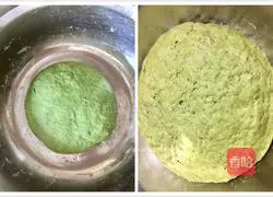 Illustration of how to make two-color rose roll 2