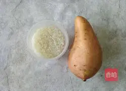 Illustration of how to make sweet potato porridge 1