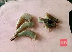 Illustration of how to make shrimp porridge 3