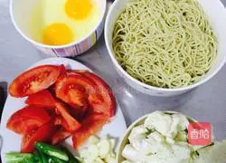 Illustration of braised noodles 2