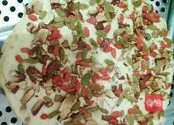 Illustration of how to make honey egg cornmeal cake 11