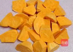 Illustration of how to make rice, black rice and sweet potato porridge 2