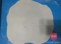 Illustration of how to make bean paste rolls 5