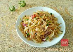 Fried rice noodles Illustration of how to do it 20