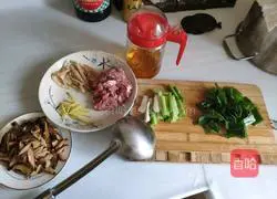 Illustration of how to make squid porridge 3