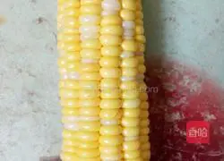 Illustration of how to make corn cake 1