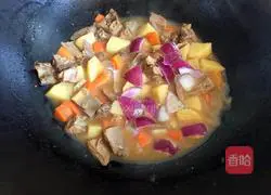 Illustration of how to make chicken leg rice bowl 9