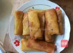 Illustration of how to make fried spring rolls 4