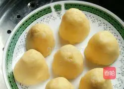 Illustration of how to make yam and cornmeal steamed buns 11
