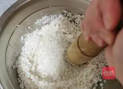 Blueberry glutinous rice cake recipe 4