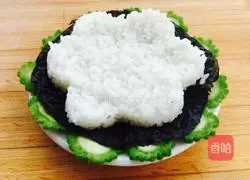 Illustration of how to make rice ball buns 13