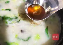 Illustration of how to make casserole shrimp porridge 9