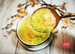 Illustration of how to make millet and shrimp porridge 14