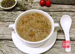 Illustration of how to make mung bean porridge 7