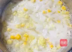 Corn and cabbage porridge recipe 4