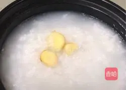 Cantonese style - Illustration of how to make lettuce porridge 4