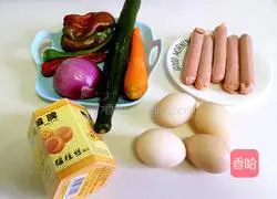 Illustration of how to make big rice balls 2