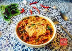 Illustration of how to make spicy and sour rice noodles 20