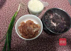 Pork liver porridge recipe 1