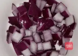 Illustration of how to make bacon and cheese baked rice 3