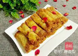 Illustration of homemade spring rolls 16