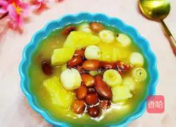 Illustration of how to make red beans, lotus seeds, sweet potatoes and baoguzhen 9