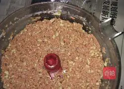 Illustration of how to make pot stickers with vegetarian filling 3