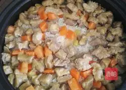 Illustration of how to make braised meat rice 15