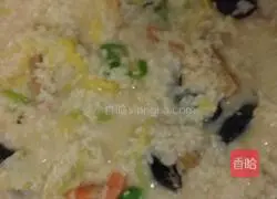 Illustration of how to make rice porridge 7