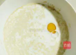 Illustration of how to make milk and egg cakes 2