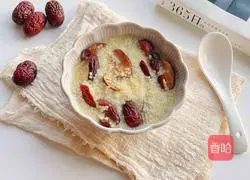 Millet and red date porridge Illustration of practice 12