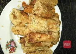 Illustration of how to make mesh spring rolls 6