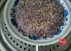 Illustration of how to make black rice cake 9