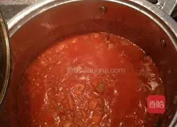 Illustration of how to make authentic pasta sauce salsa bolonesa 16