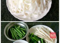Fried rice noodles Illustration of how to do it 1