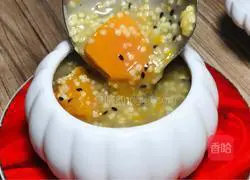 Sesame Pumpkin Millet Porridge Recipe Illustration 8