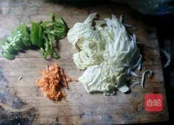 Illustration of how to make fried rice noodles 2