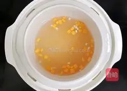 Illustration of how to make wild rice millet porridge (baby food supplement) 6