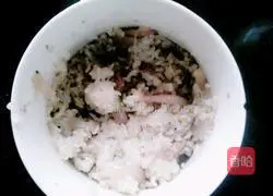 Illustration of how to make minced beef, onion and mango baked rice 5