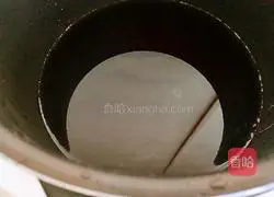 Black Illustration of how to make rice porridge 3