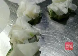 Vietnamese spring roll Illustration of how to make prawns wrapped with vegetables and vegetables 10