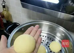 Illustration of how to make milk-flavored steamed buns 7