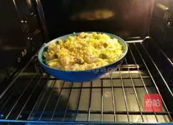 Illustration of how to make shrimp and cheese baked rice 14