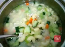 Illustration of Italian Quton Noodle Soup 8