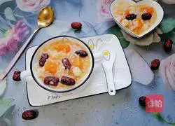 Red dates and pumpkin porridge Illustration of practice 12